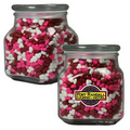 Apothecary Jar with Candy Hearts - Large